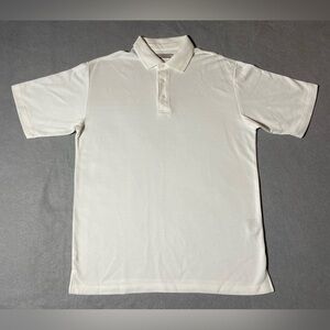 Jamaica Jaxx Men’s Polo Shirt White Size Medium Modal Blend Short Sleeve